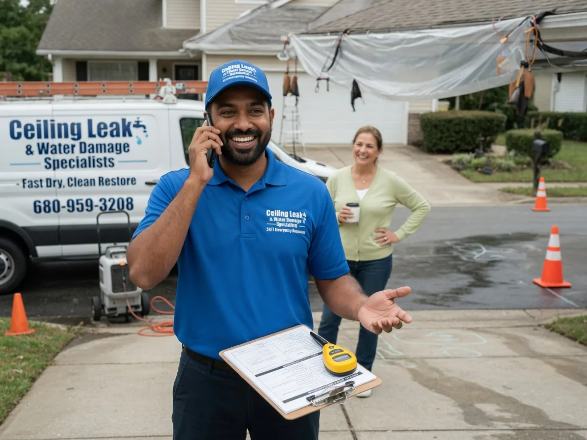 Ceiling Leak Cleanup Clarksboro, NJ FAQs